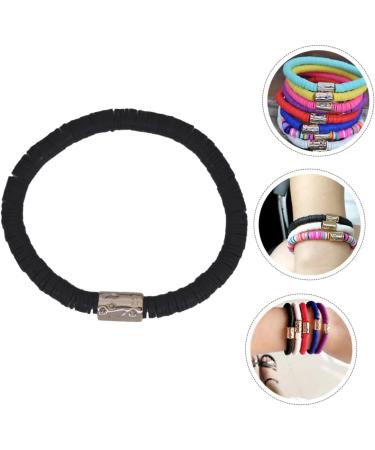 TENDYCOCO 3pcs Clay Bracelet Polymer Clay Manual Jewelry 18X0.6cmx2pcs Blackx2pcs - Buy Online on SooperMarket.com