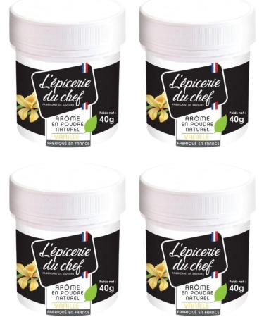 Natural food flavoring powder Vanilla 160 g - Buy Online on SooperMarket.com