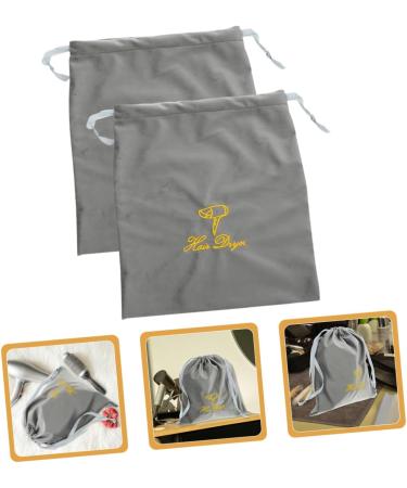 Mikinona 3pcs Hair Dryer Storage Bag Blow Dryer Hair Dryer Organizer Classic Curling Iron Fabric Travel 25.00X22.00X0.50CM 1 - Buy Online on SooperMarket.com