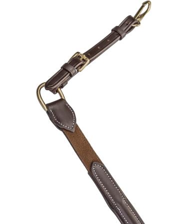 Buy SUNRIDE Windsor Leather Breastplate with Martingale for Horses - Adjustable & Elastic - Cob Brown - International Shipping Available - Buy Online on SooperMarket.com
