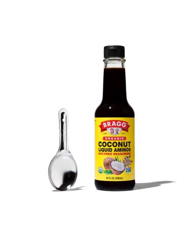 Bragg Coconut Aminos, All Purpose Seasoning, 10 Oz w/ Measuring Spoon