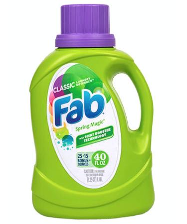 Fab Spring Magic Liquid Laundry Detergent 40-oz