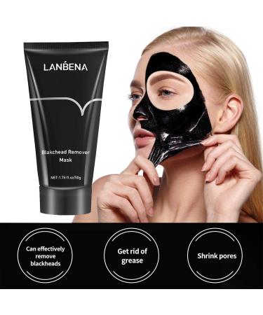 Blackhead Removal Peel Off Mask - Purifying Bamboo Charcoal Facial Mask for Deep Pore Cleansing & Skin Brightening - Suitable for All Skin Types - Buy Online on SooperMarket.com
