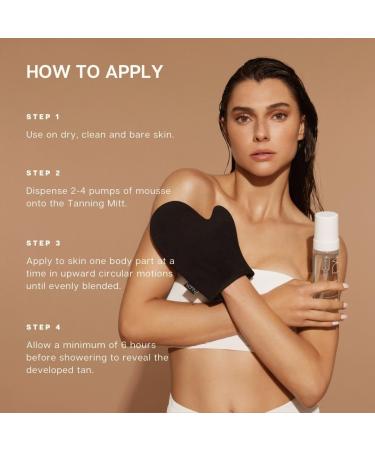 Nuda Self Tanning Water Mousse - Light to Medium | Streak-Free & Hydrating Sunless Tanner | Natural Glow | 6.4 Fl Oz - Buy Online on SooperMarket.com