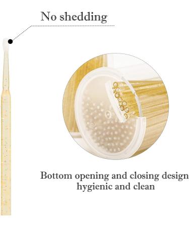 G2PLUS 400PCS Crystal Gold Disposable Micro Applicators for Eyelash Extensions - Perfect for Crafting - Buy Online on SooperMarket.com