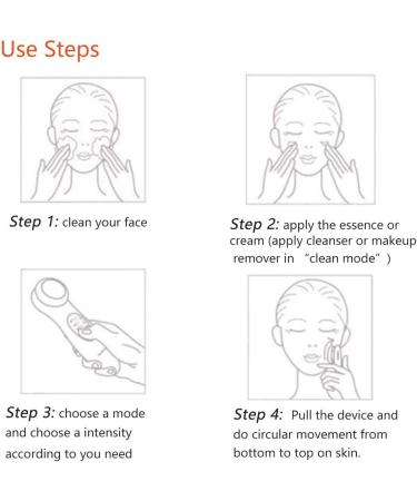 MiSMON 5 in 1 Facial Massager with High Frequency Wand and LED Light Therapy for Skin Tightening, Wrinkle and Acne Removal - Buy Online on SooperMarket.com