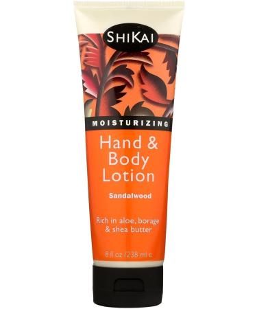 ShiKai - Sandalwood Hand & Body Lotion, Plant-Based, Perfect for Daily Use, Rich in Botanical Extracts, Makes Skin Softer & More Hydrated, Formulated for Dry, Sensitive Skin, Creamy Texture (8 oz)