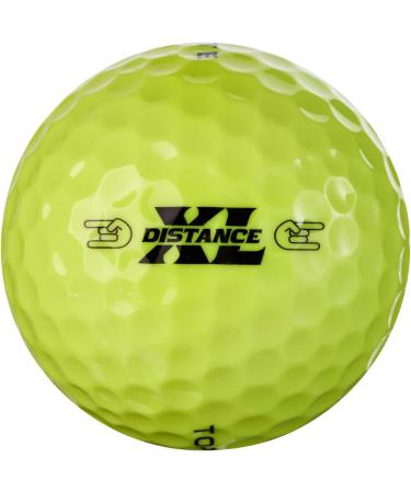2022 XL Distance Golf Balls Yellow - 15 Pack | Ultimate Distance, Feel, and Durability - Buy Online on SooperMarket.com