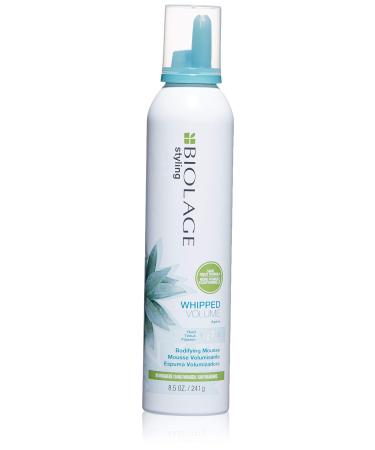 BIOLAGE Styling Whipped Volume Mousse | Provides Body, Control & Shine Leaving Hair With Natural Softness | Medium Hold | Paraben-Free | Vegan | 8.5 Oz. | 8.5 Fl. Oz.