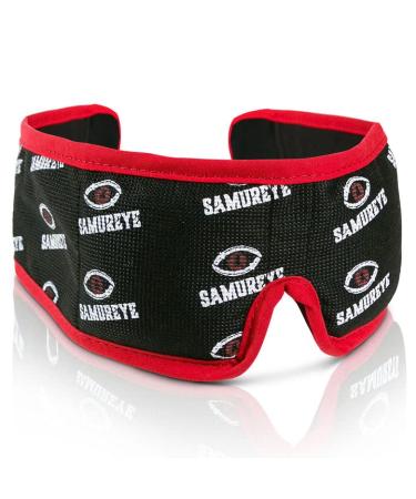 Bruder Samureye Gaming Enhancement Mask l Microwaveable moist heat mask l Improve gaming performance l Faster Reaction Times l Rejuvenates and Refreshes Eyes l Comfortable adjustable and hand washable