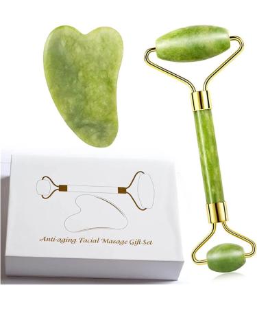 home decoration Gua sha Scraper Board Natural Crystal Jade Roller Facial Thin Massager Box Skin Slim Pink Stone Guasha Gem Anti Wrinkle Remover Gua Sha Gift Set Tool Massage Tool Set Full of texture Sets 02