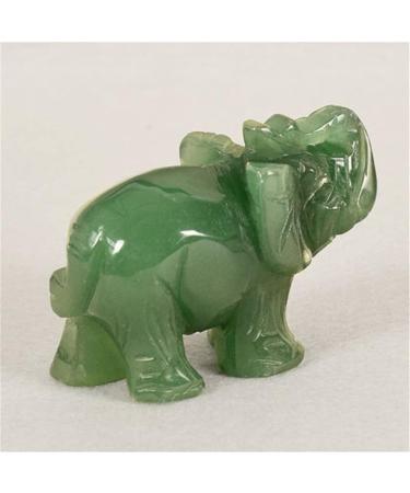 Handmade Carved Tangling Jade Elephant Gemstone Natural Crystal Figurine Good Luck Ornaments FZUGEDRLI (Color : White Stone) - Buy Online on SooperMarket.com