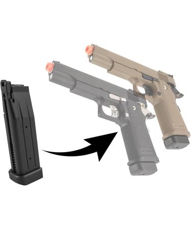 Lancer Tactical x Golden Eagle 30 Round Airsoft Green Gas Magazine for Hi-Capa 1911 - Compatible with 3302/3304 Models - Buy Online on SooperMarket.com