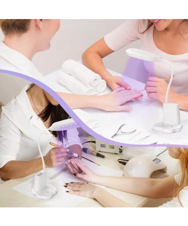 Saviland 30W UV LED Nail Lamp | 360 Rotatable Hands-Free Nail Dryer with Brush Holder | 2-in-1 Nail Art Curing Lamp for Salon Manicure at Home - White - Buy Online on SooperMarket.com