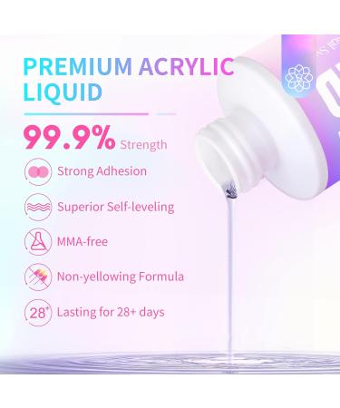 Saviland 120ml Monomer Acrylic Nail Liquid - Non-Yellowing Formula for Acrylic Nails Nail Extensions & DIY Applications - Buy Online on SooperMarket.com