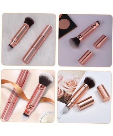 Gogogmee Double-ended Makeup Brush Blush Brush Dual End Makeup Brush Foundation Brush Powder Brush Cosmetics Brush Blending Brush Blusher Brush Women Makeup Tool Loose Powder Makeup Sponge - Buy Online on SooperMarket.com