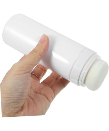 ibasenice Powder Puff Box Toiletry Travel Containers Powder Puffs for Face Powder Talcum Powder Holder Sponge White 14.8X4.8X4.8CM - Buy Online on SooperMarket.com
