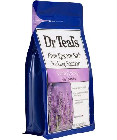 Dr. Teal's Epsom Salt Bath Variety Gift Set - Lavender & Coconut Oil, 3lbs Each - Buy Online on SooperMarket.com