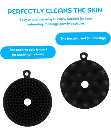 FRCOLOR Silicone Shampoo Brush - Kids Body & Baby Hair Scalp Massager Bath Tool - Buy Online on SooperMarket.com