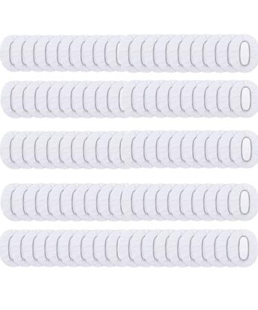 100 Pack Disposable Earmuffs Transparent Ear Cover Clear Waterproof Ear Covers for Hair Dye Shower Bathing