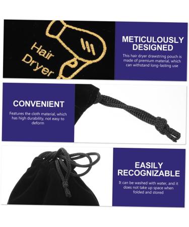 PLAFOPE 4pcs Storage Bag Drawstring Hair Dryer Bag Drawstring Hair Dryer Carriers The Tote Bag Fabric - Buy Online on SooperMarket.com