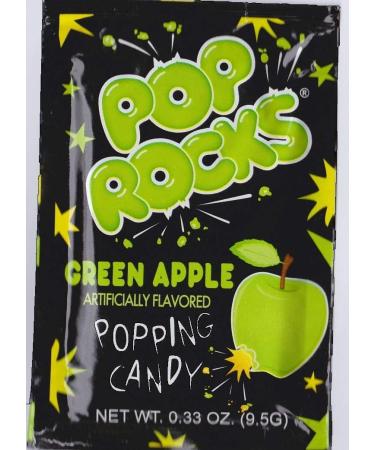 Pop Rocks Green Apple Popping Fizzing Crackling Candy 6pk (Green Apple 6 Pack) Green Apple 9.5 g (Pack of 6) - Buy Online on SooperMarket.com