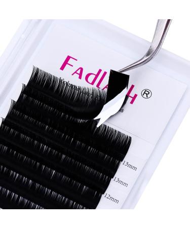 Fadlash Easy Fan D Curl 0.03 Russian Lashes 9-17mm Mixed Length - Natural Look & Self Fanning Eyelash Extensions - Buy Online on SooperMarket.com