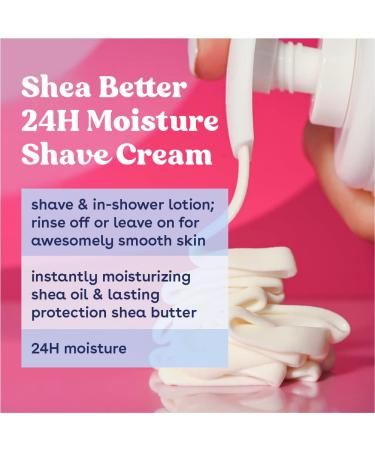eos Shea Better Shaving Cream for Women - Vanilla Bliss | Shea Butter & Aloe Shave Cream | Hydrating Skin Care & Lotion 7 fl oz - Buy Online on SooperMarket.com
