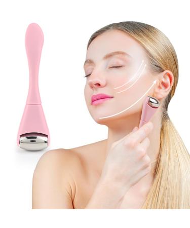 Mini Ice Roller Facial Massage Tool - Pink Eye Roller for Puffiness Relief & Skin Care - Buy Online on SooperMarket.com