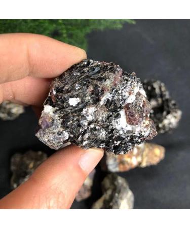 Natural Crystal 100-200g Raw Natural Tourmaline Crystal Gem Original Specimen Rough Stone Home Goods (Color : Black Size : 500g) 500g Black - Buy Online on SooperMarket.com