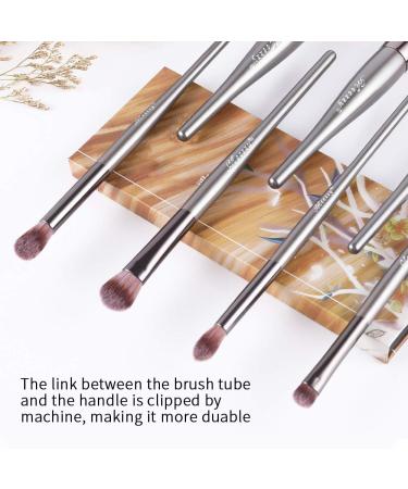 EVRCHGIEA Professional Makeup Brushes Set - Dark Grey 9pcs Brush Kit - Buy Online on SooperMarket.com