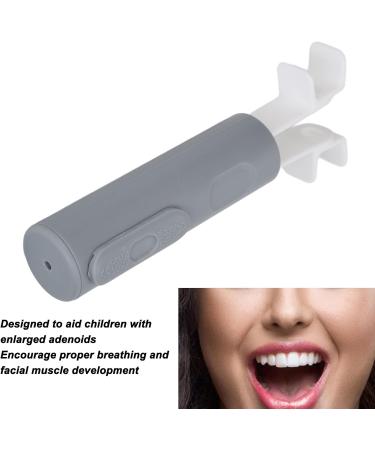 Dekaim Lip Muscle Trainer Improves Mouth Breathing Facial Slimming and Mouth Muscle Trainer for Children with Enlarged Adenoids (Light Gray) - Buy Online on SooperMarket.com