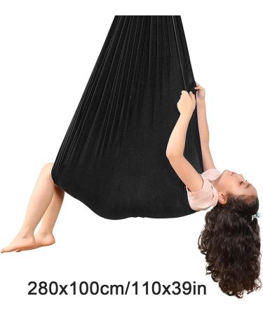 SSIMOO Stretchy Sensory Body SOX | Full-Body Wrap for Autism & Anxiety Relief | Black 150x280cm - Buy Online on SooperMarket.com