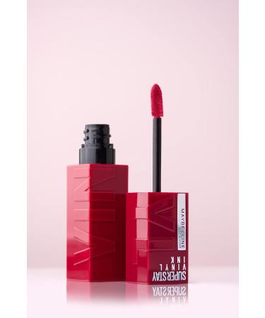 Maybelline New York Super Stay Vinyl Ink Liquid Lipstick - 16 Hour Hold Shiny Finish No. 10 Lippy 4.2ml | International Shipping Available - Buy Online on SooperMarket.com