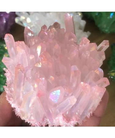 Natural Pink Crystal electroplated Crystal Cluster Crystal Pendant for FZUGEDRLI - Buy Online on SooperMarket.com
