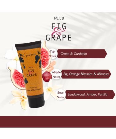 D Palomo Wild Fig & Grape Hand & Nail Cream 75ml - Nourishing Hand Moisturizer for Very Dry Hands - Men and Women - For Healthy Hands and Cuticles - Buy Online on SooperMarket.com