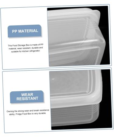 FUNOMOCYA 6pcs Crisper Containers for Food Refrigerator Organizer Keeper Kitchen Vegetable Boxes Dumpling - Buy Online on SooperMarket.com