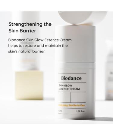 Biodance Skin-Glow Essence Cream | Moisturizing Anti-Aging Facial Moisturizer with Hyaluronic Acid & Ceramide | 1.69 fl. oz | Shop Internationally - Buy Online on SooperMarket.com