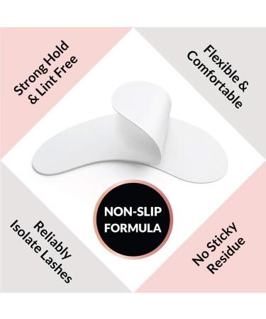 Lint-Free Hydrogel Under Eye Pads for Lash Extensions - 100 Pairs with Vitamin C & Aloe Vera - Professional Grade Eyelash Extension and Lash Lift Patches - Buy Online on SooperMarket.com