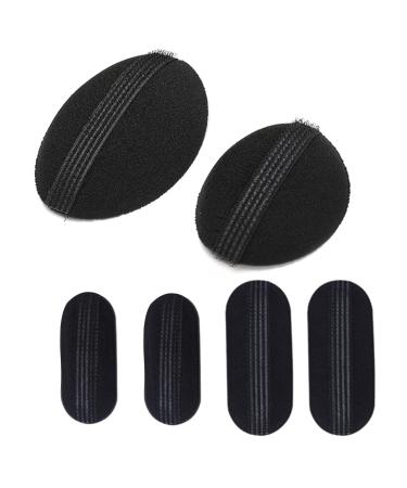 6 Pieces Hair Pillow Invisible Fluffy Hair Pillow Hair Fluffing Accessories Hair Cushion Hair Base Set Donut Hair Bun Set Hair Pad