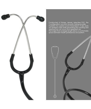 Buy Micro Shine Adjustable Stethoscope for Doctors & Medical Students - Lightweight Flexible Tube & Soft Ear Knobs (Black) - Best Quality for Optimal Performance - Buy Online on SooperMarket.com