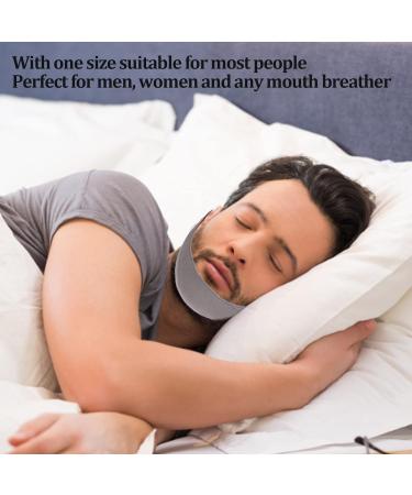 Anti-Snoring Chin Strap | Adjustable Mouth Breathing Aid for Men and Women | Nylon Nose Breathing Support - Buy Online on SooperMarket.com