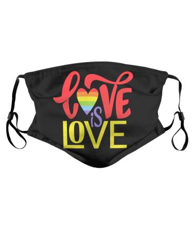 Face Masks Washable LGBTQ Lives Matter Dustproof Mask for Men and Women Brithday Gift