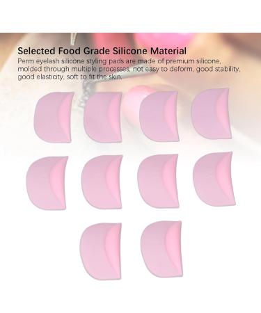 20 Pairs Silicone Eyelash Perm Pads - Reusable Lash Lifting Rods for Home & Salon | International Shipping - Buy Online on SooperMarket.com
