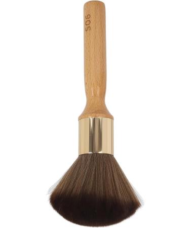 Neck Duster Brush Beech Wood Ergonomic Handle Portable Broken Hair Brush for Barber Large - Buy Online on SooperMarket.com