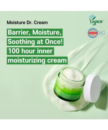 isoi Moisture Dr. Cream 70ml | Hydrating Hyaluronic Acid Cream | Nourish & Soothe Skin | Korean Skincare for Deep Hydration - Buy Online on SooperMarket.com