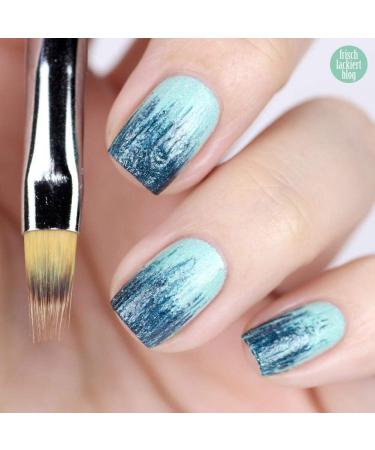 TOSSPER UV Gel Nail Brush with Rhinestone Handle - Ombre Nail Art Painting Pen & Pro Gradient Tool - Buy Online on SooperMarket.com