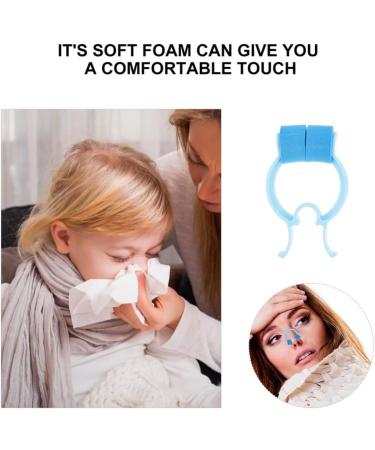 16Pcs Healeved Nose Cuffs - Stop Nosebleeds & Epistaxis Clips | EVA Foam Nose Bleed Stopper for First Aid - Blue - Buy Online on SooperMarket.com