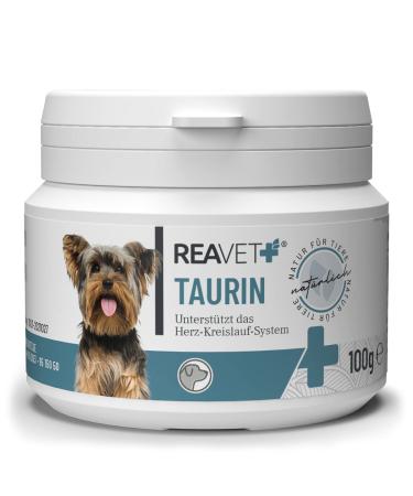 Reavet Taurin for dogs 100g-support of the cardiovascular system Taurin powder 100% pure amino acids support defenses & cell metabolism