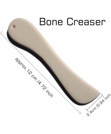 VENCINK Genuine Bone Folder Paper Creaser Set Folding Scoring Burnishing Crafting Scrapbooking Tool for Bookbinding Paper & Leather Crafts Card Making and Office Supplies - Buy Online on SooperMarket.com